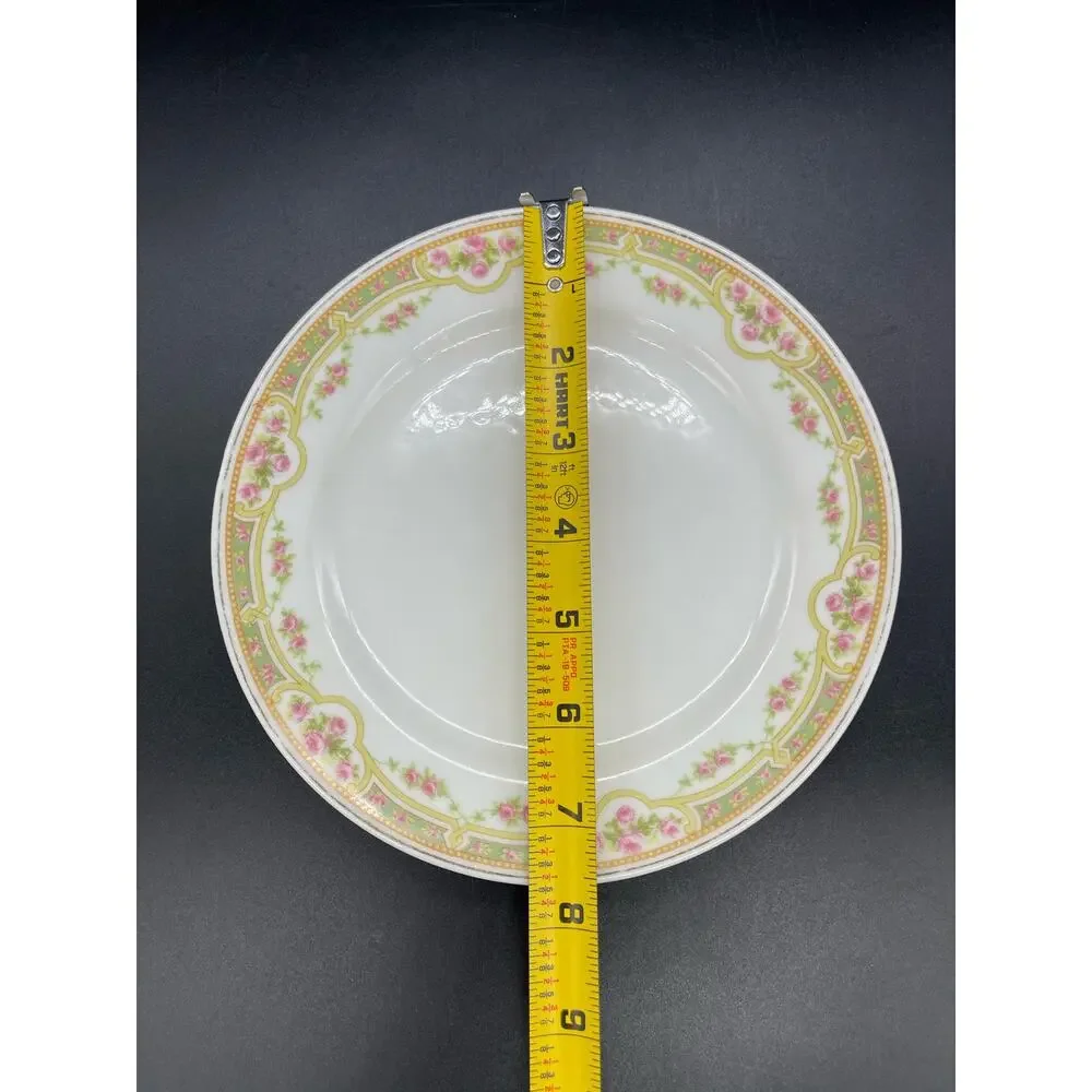 Limoges Elite Works Floral Salad Plate 7 1/2
